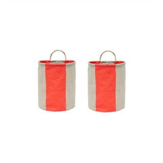 Tekstylne koszyki zestaw 2 szt. ø 18x22 cm Kara – OYOY Living Design