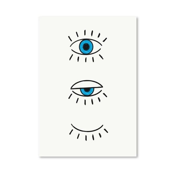 Plakat Americanflat Evil Eye, 30x42 cm