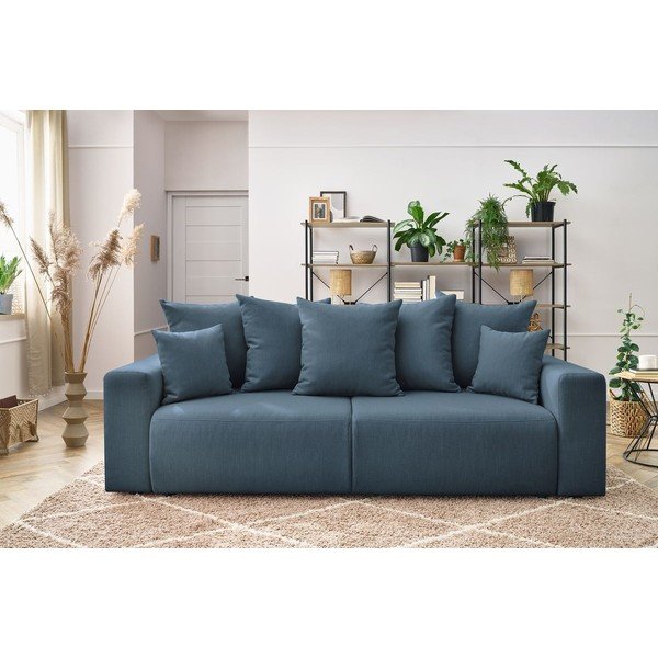 Niebieska sofa rozkładana Envy – Bobochic Paris-image-1