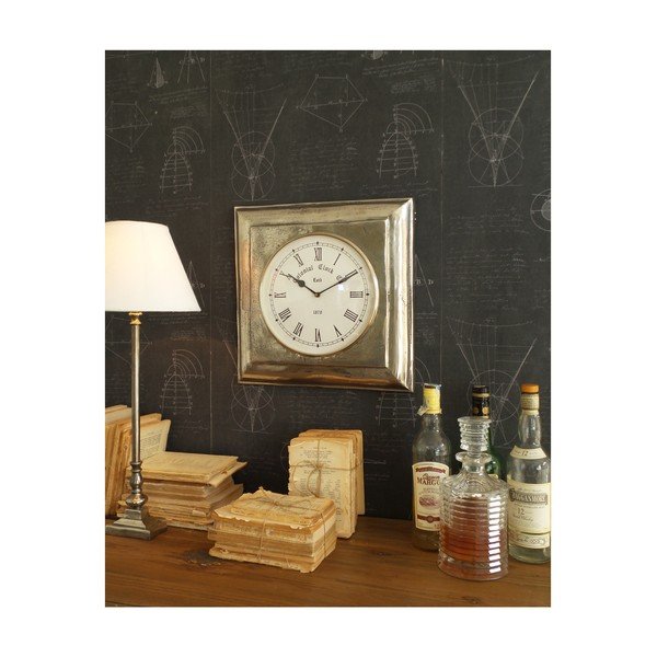 Zegar ścienny Orchidea Milano Old Metal, ⌀ 40 cm