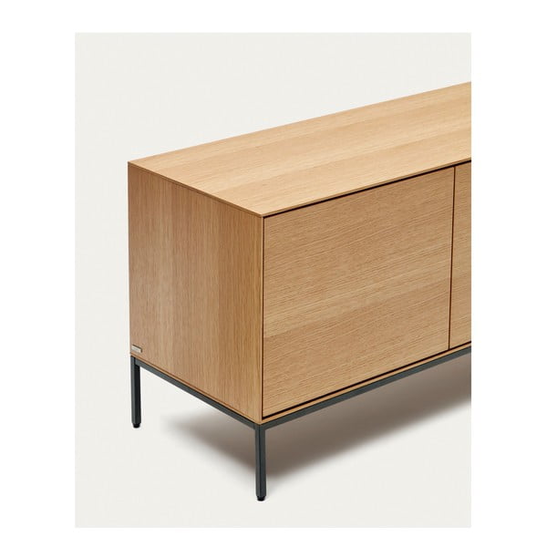 Szafka pod TV w dekorze dębu 195x55 cm Vedrana – Kave Home-image-3