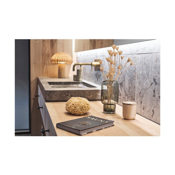 Lampa stołowa LED z rattanowym kloszem (wysokość 32 cm) – Villa Collection-image-3