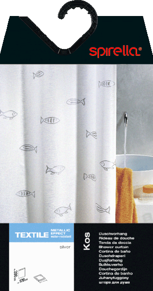 Zasłona prysznicowa 120x200 cm Kos – Spirella-image-4
