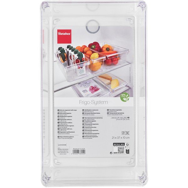 Plastikowy organizer do lodówki 37x20,5 cm – Metaltex-image-3