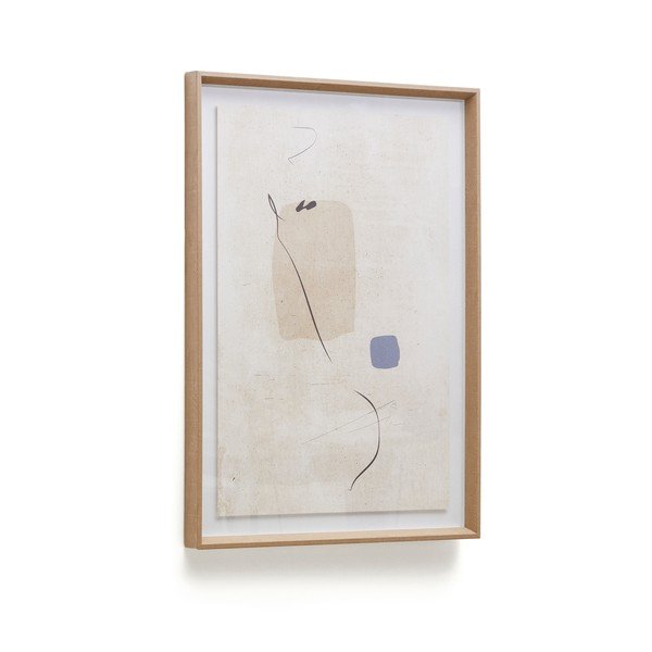 Ręcznie malowany obraz z ramą w zestawie/na płótnie 50x70 cm Sormi – Kave Home