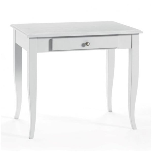 Białe biurko drewniane z szufladą Castagnetti Alghero