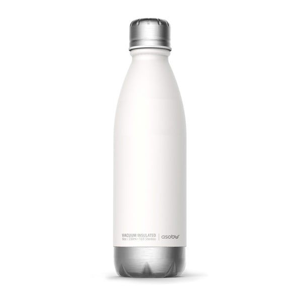 Biała butelka termiczna Asobu Central Park WS, 500 ml