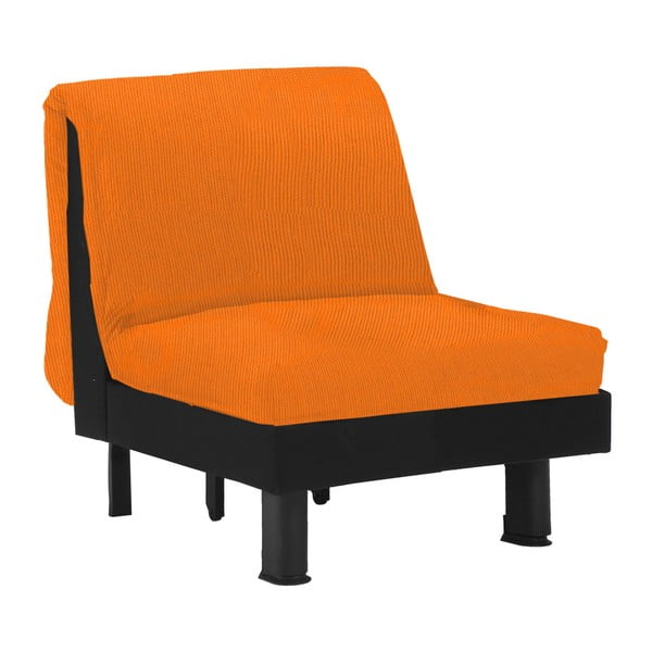 Pomarańczowy fotel rozkładany 13Casa Lillo