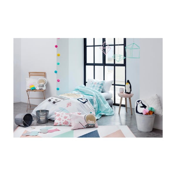 Poszewka na poduszkę z czystej bawełny Happynois Skymo Day, 50x30 cm-image-4