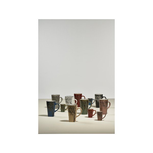 Czerwony kamionkowy kubek 500 ml Hela – Villa Collection-image-2