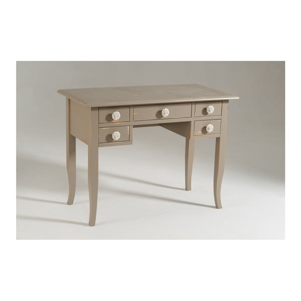 Beżowe biurko drewniane Castagnetti Dove
