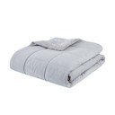 Jasnoszara narzuta pikowana z mikropluszu na łóżko dwuosobowe 200x220 cm Cosy Cord – Catherine Lansfield