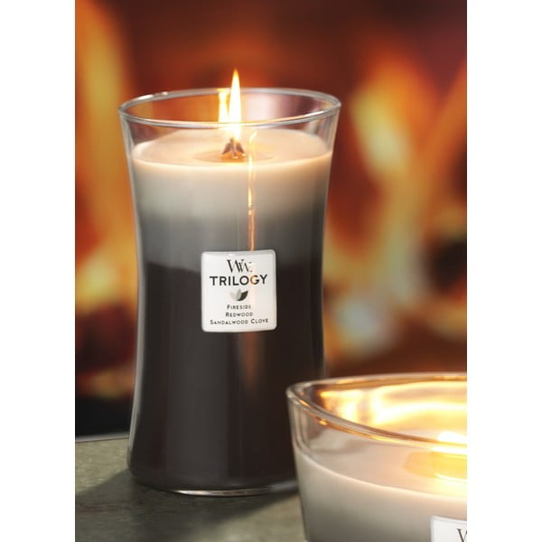 Świeczka zapachowa WoodWick Ciepłe drewno, 110 h-image-1