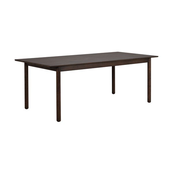 Rozkładany stół z litego drewna dębowego 90x205 cm Derrymore – Rowico