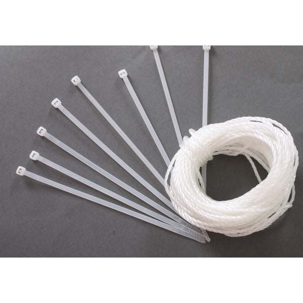 Biała plastikowa osłona balkonowa 300x90 cm – Garden Pleasure-image-2