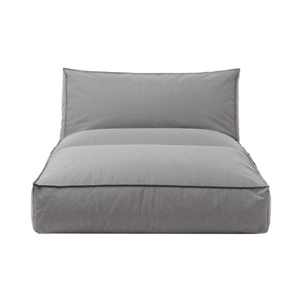 Szary leżak ogrodowy Blomus Stone, 120x190 cm