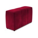 Czerwone aksamitne oparcie do sofy modułowej Rome Velvet – Cosmopolitan Design
