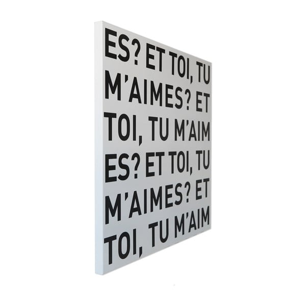 Magnetyczna tablica dESIGNoBJECT.it E Toi, 50 x 50 cm -image-1