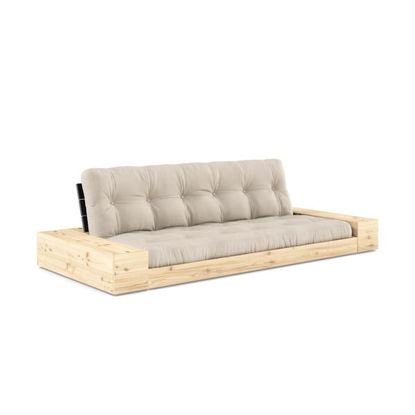 Beżowa rozkładana sofa 244 cm Base – Karup Design