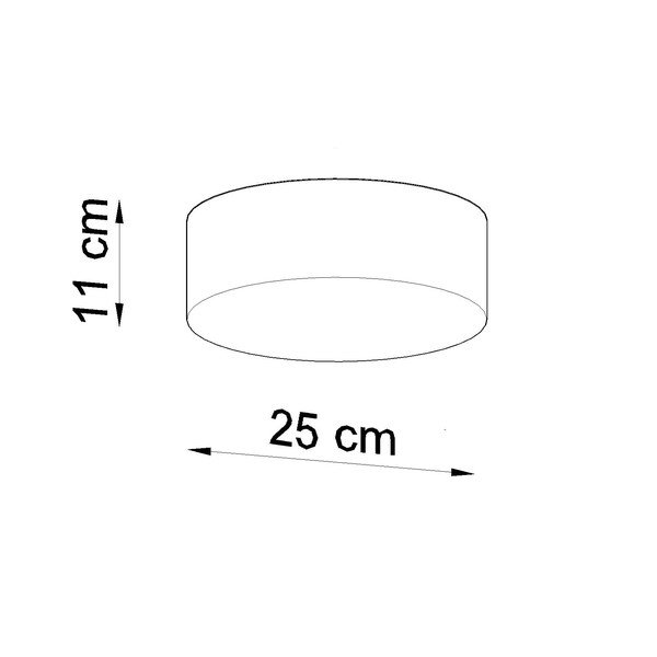 Szara lampa sufitowa Sollux Atis-image-4