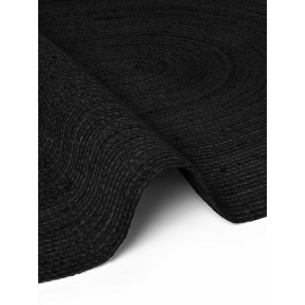 Czarny dywan z juty dwustronny/tkany ręcznie 160x230 cm Braided – Hanse Home (zdjęcie 7)