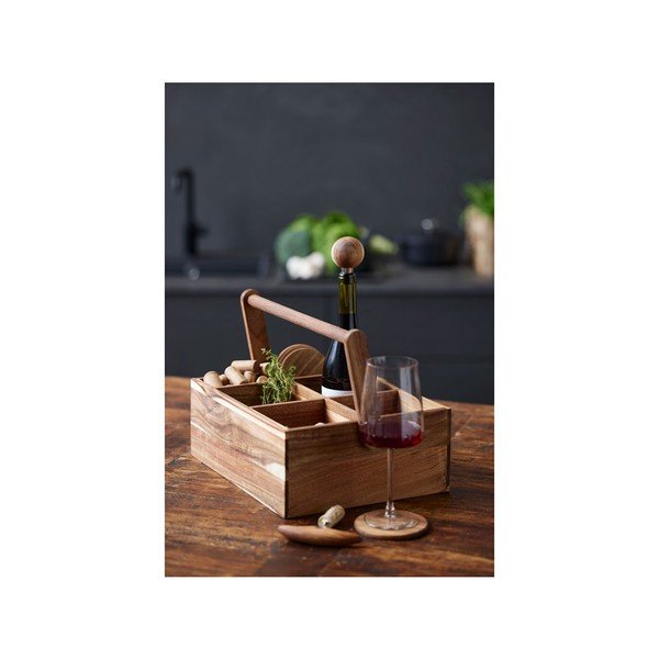 Drewniany stojak na przybory kuchenne – Holm-image-1