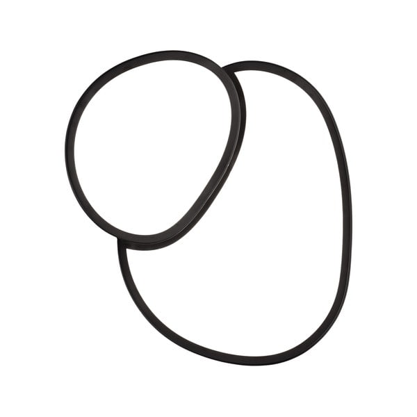 Czarna lampa sufitowa LED 36x43.5 cm Rise – Trio-image-2