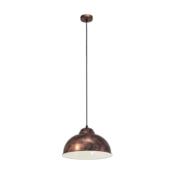 Lampa wisząca w kolorze brązu z metalowym kloszem ø 37 cm TRURO 2 – EGLO