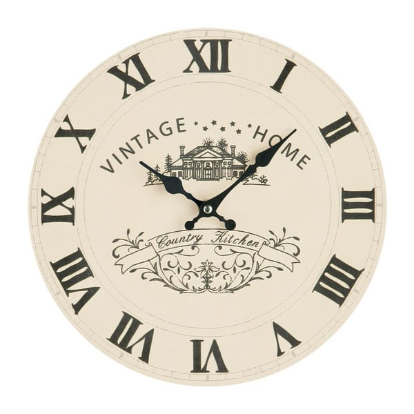 Zegar ścienny, Premier Housewares Vintage Home 29 cm
