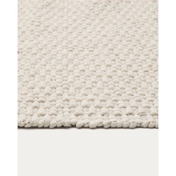 Kremowy chodnik z mieszanki bawełny tkany ręcznie 70x140 cm Mascarell – Kave Home-image-4
