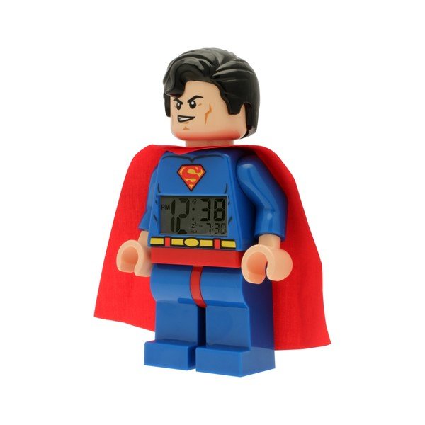 Zegar z budzikiem LEGO® Super Heroes Superman-image-1