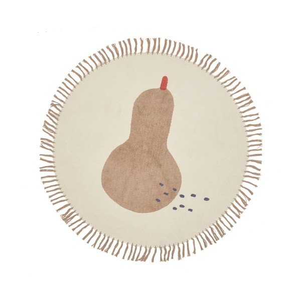 Bawełniany dywan dziecięcy w kolorze kości słoniowej ø120 cm Tamya – Kave Home