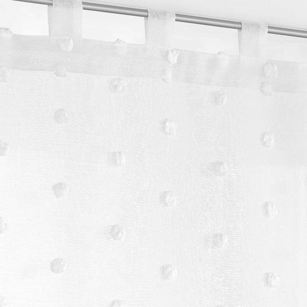 Biała firanka 60x120 cm Pompinou – douceur d'intérieur-image-2