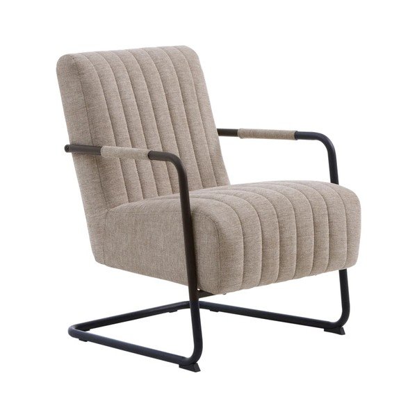 Beżowy fotel Trout – Unique Furniture