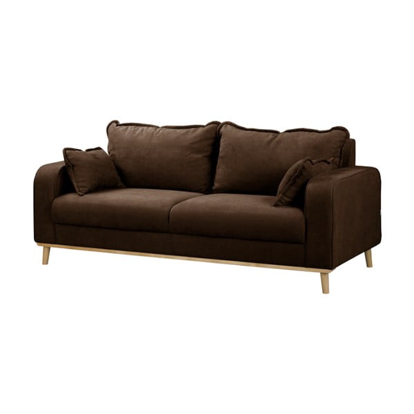 Ciemnobrązowa sofa 193 cm Beata – Ropez-image-2