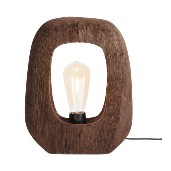 Brązowa lampa stołowa (wysokość 30 cm) Kelafo – Light & Living