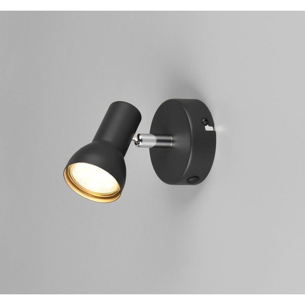 Czarna lampa punktowa ø 8 cm Cantar – Reality-image-1
