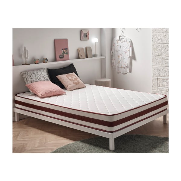Średnio twardy/ekstra twardy piankowy materac dwustronny 140x200 cm First Class Edition – Moonia-image-2