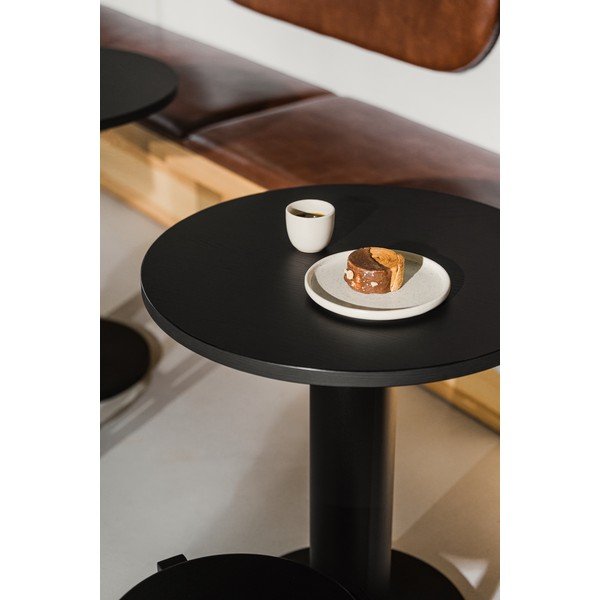 Okrągły stół z blatem w dekorze dębu ø 80 cm Sool – noo.ma-image-3