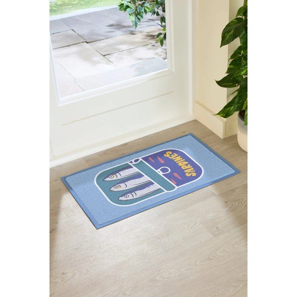 Wycieraczka z plastiku z recyklingu 40x70 cm Sardine Tin – Artsy Doormats-image-2