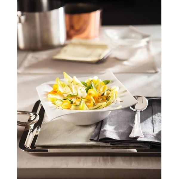 Biała porcelanowa miska Maxwell & Williams Motion, 19x19 cm-image-2