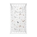 Biała pościel dziecięca do łóżeczka z bawełny renforcé 100x150 cm Dinozor – Mijolnir