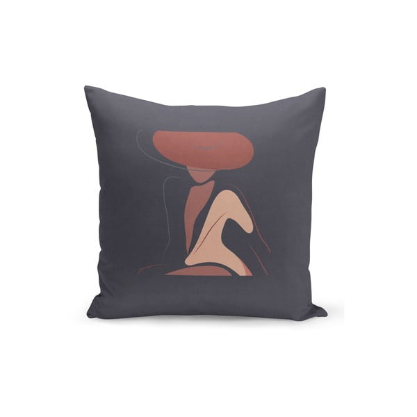 Poduszka z wypełnieniem Kate Louise Siluette Fiona, 43x43 cm