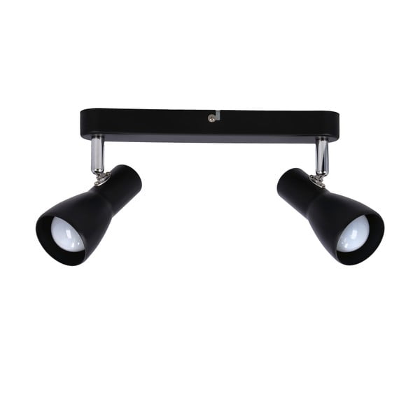 Lampa sufitowa w kolorze matowej czerni z metalowym kloszem 36x6 cm Picardo – Candellux Lighting-image-3