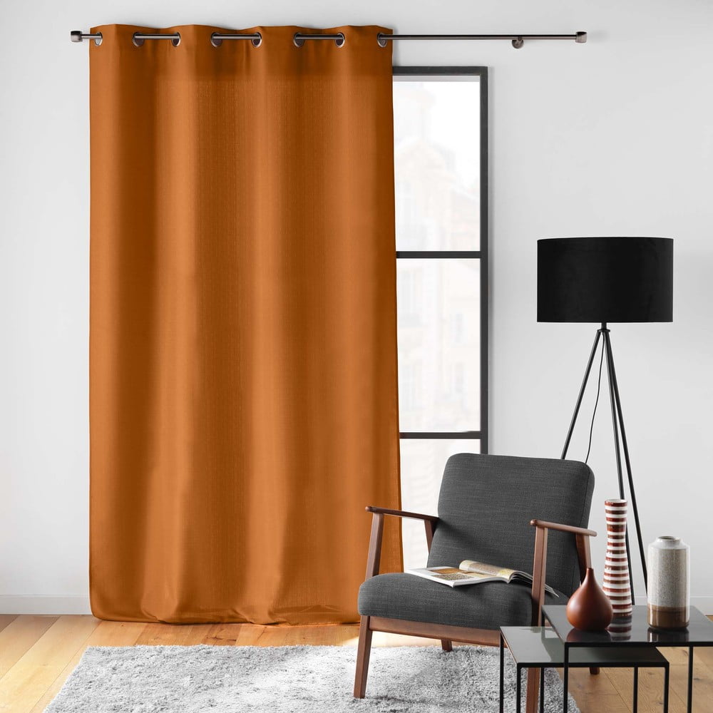Brązowa zasłona 140x280 cm Soline – douceur d'intérieur (zdjęcie 4)