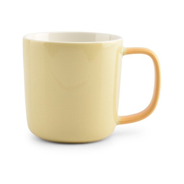 Jasnożółty kubek new bone china 370 ml Mae – ONA