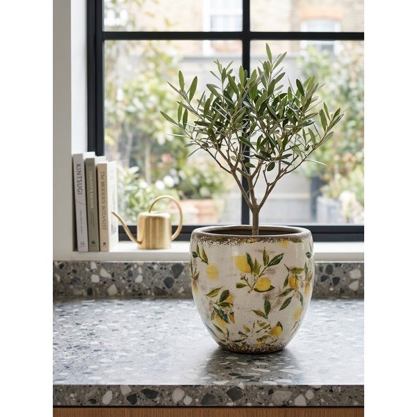 Porcelanowa osłonka na doniczkę ø 18 cm Sorrento – Yes Everyday-image-1