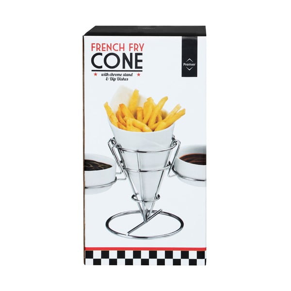 Stojak na frytki i dipy Premier Housewares French Fry Cone-image-2
