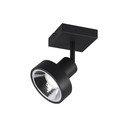 Czarna lampa punktowa ø 11 cm Leon – Trio