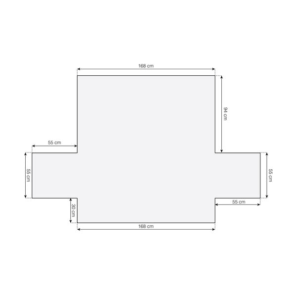 Czerwony ochronny pokrowiec na sofę 3-osobowy Lounge – douceur d'intérieur-image-3